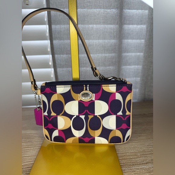 Coach Multicolor Patterned Wristlet - Picture 2 of 8